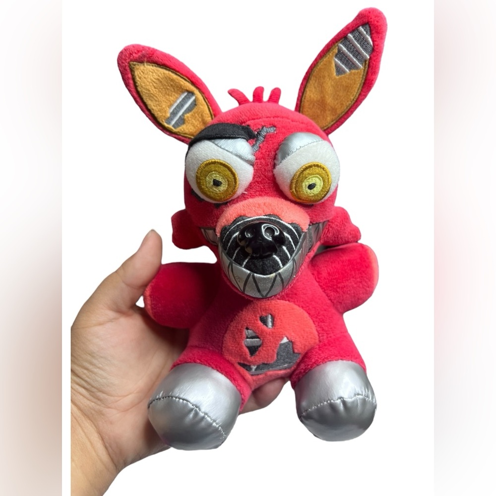Funko Five Nights At Freddy's Foxy Plush Nightmare Red 8" 2016 FNAF Horror Toy